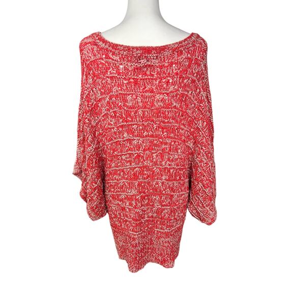 BCBG Maxazria XL Sweater Red White - Picture 4 of 5
